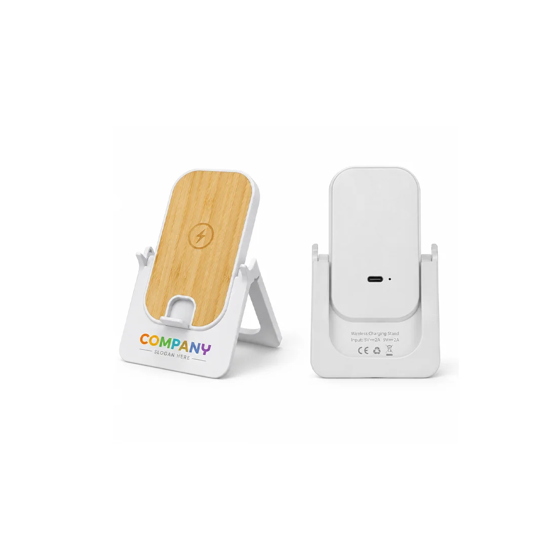 Bamboo Mobile Stand Wireless Charger