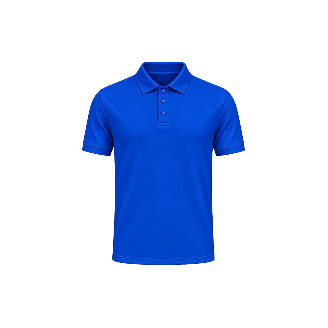 Ink Blue Dryfit Polo Polycotton