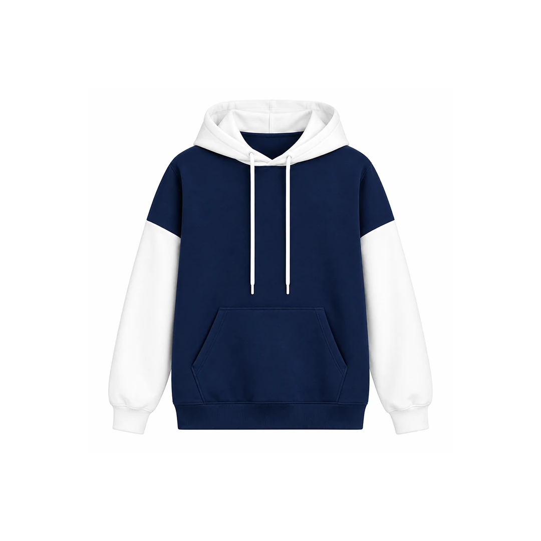 Contrast Sleeve Hoodie